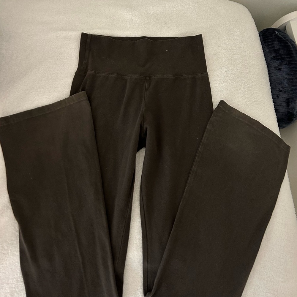 Brandy flare brown leggings